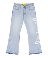 Godspeed OG Logo Flared Denim Printed Blue