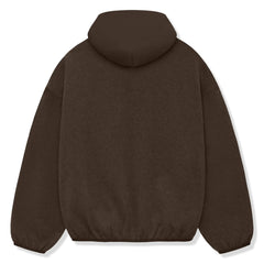 Fear Of God Essentials Core Collection Nylon Fleece Heather Wood Hoodie
