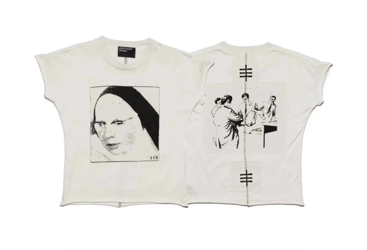 Enfants Riches Déprimés Mona Lisa Art Off-White Baby Tee