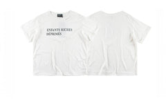 Enfants Riches Déprimés Distressed Logo White Tee