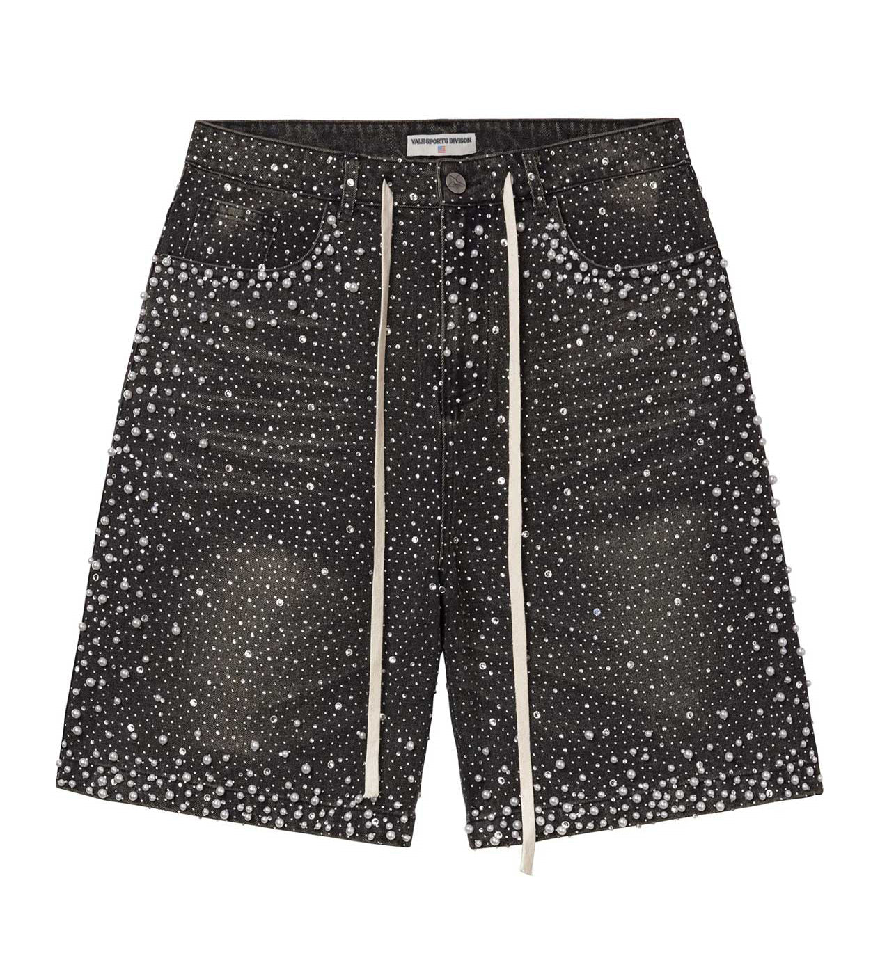 Vale Forever Rainstorm Jorts Black