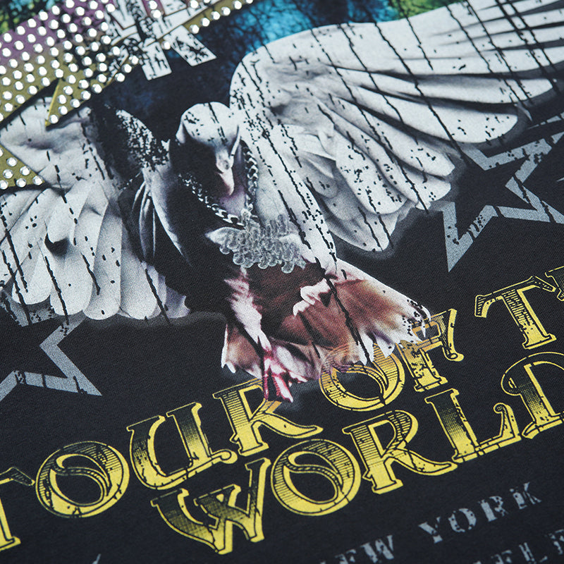 Rough Play T Shirts RoughPlay Tour Sleeveless Street Holes Diamonds