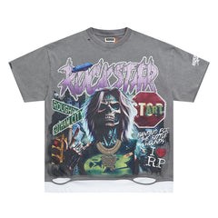 Rough Play T Shirts RoughPlay RockStar with diamond