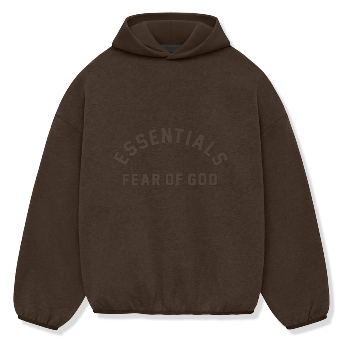 Fear Of God Essentials Core Collection Nylon Fleece Heather Wood Hoodie